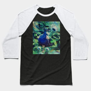 Portuguese Peacock Baseball T-Shirt